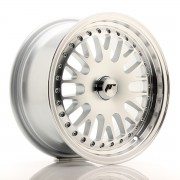 Japan Racing JR10 15x7 ET30 BLANK Silver Machined Face